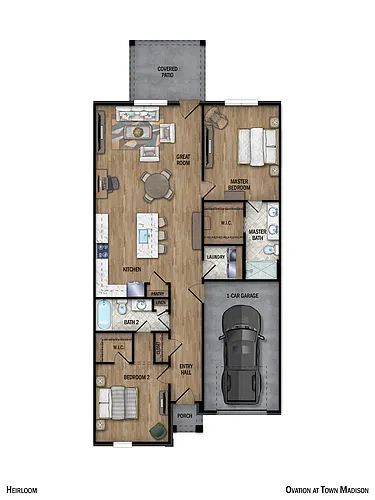 Floor plan Heirloom Townhouse