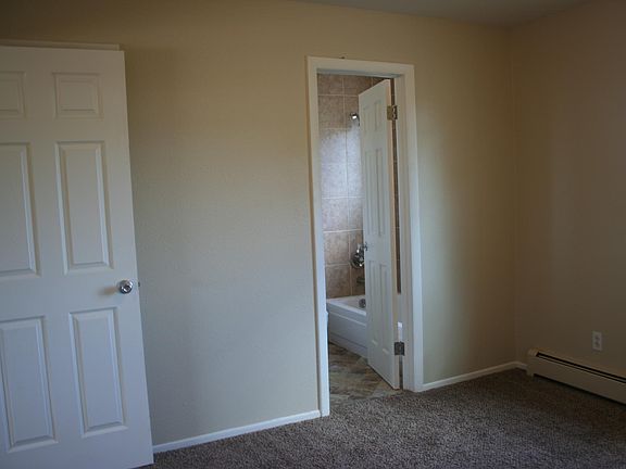 Bedroom with newer carpet