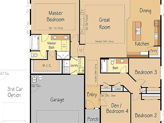 Example of McKinley  Floor Plan