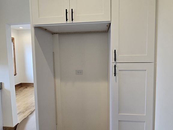 Pantry & future fridge space (will be delivered)