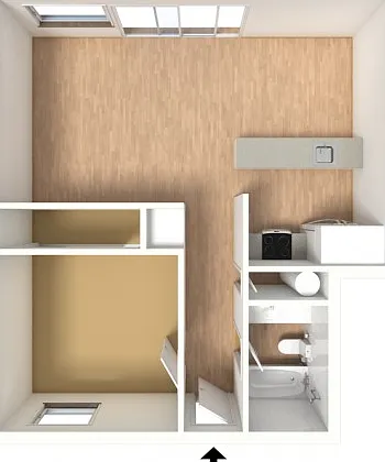 1 bedroom, 1 bathroom 1 bedroom, 1 bathroom