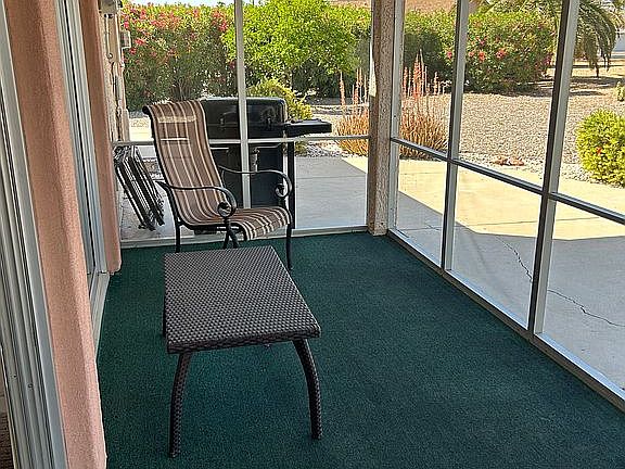 Screened patio