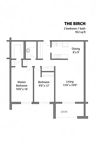 Floor plan The Birch