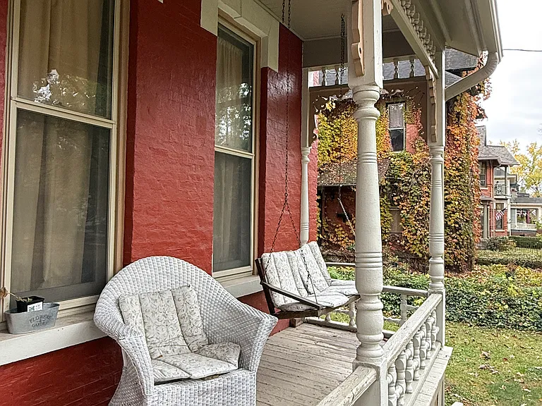 Enjoy time on the shared porch!
