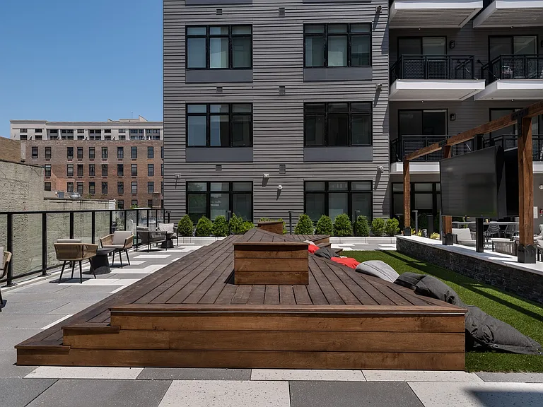 Multiple rooftop indoor/outdoor spaces for year-round use.