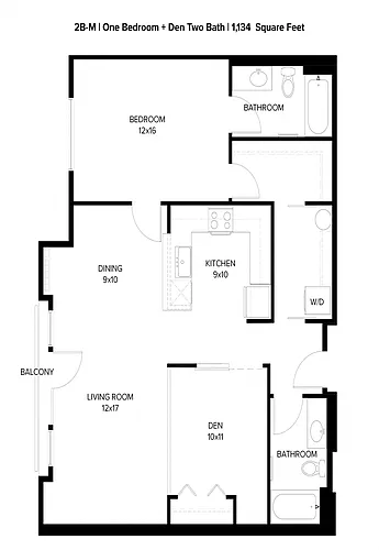 Floor plan 2X2 H