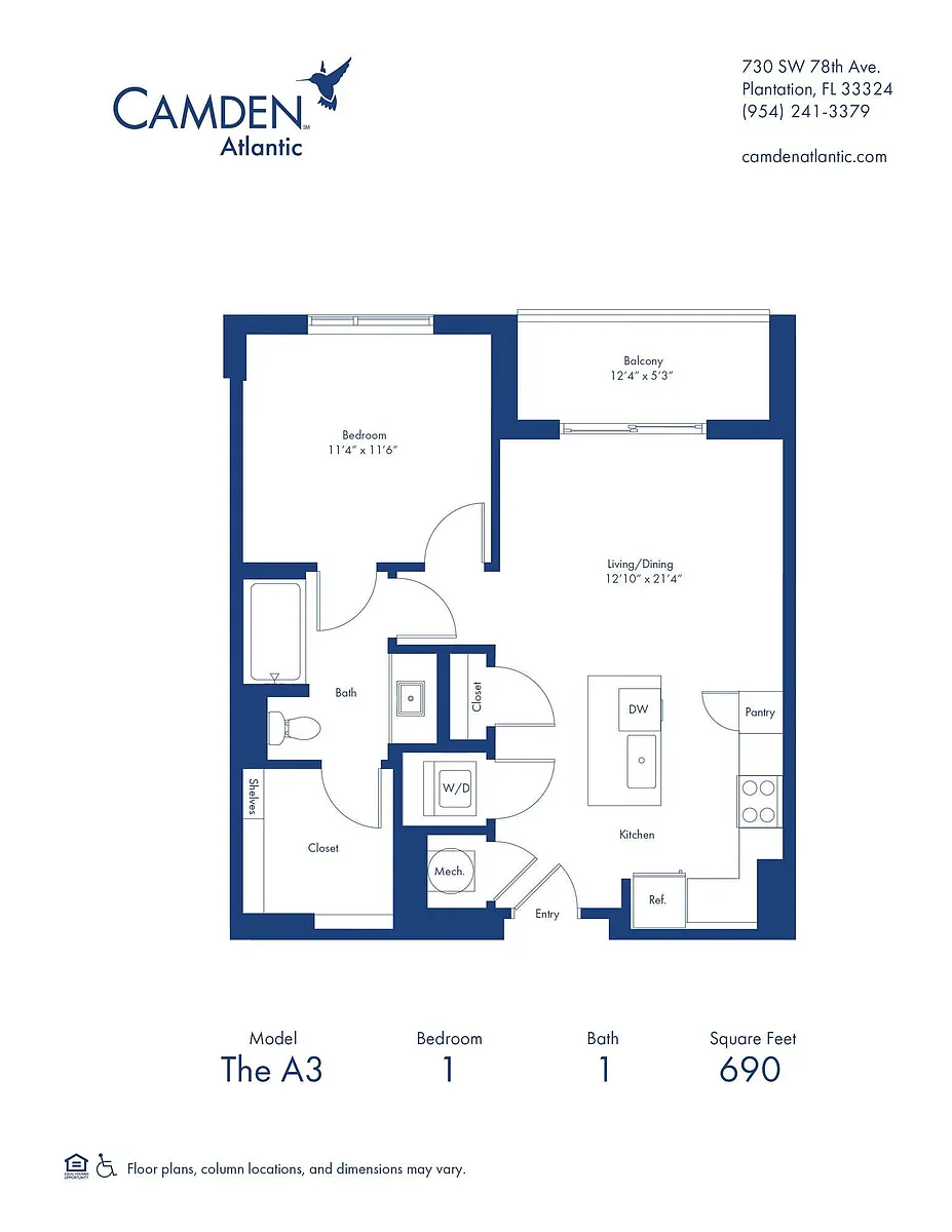 Floor plan The A3