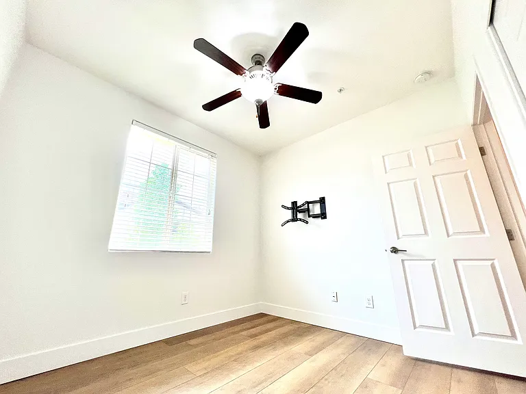 Bedroom 3 with ceiling light/fan