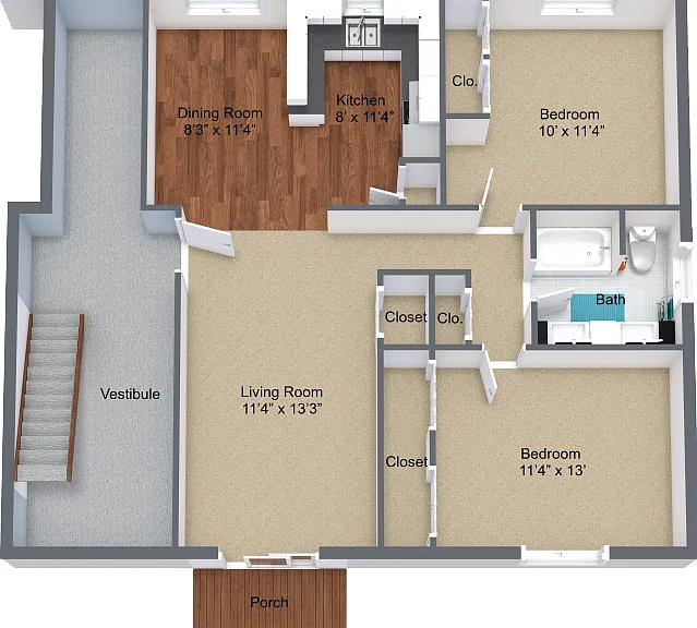 Rivercrest Apartments — Photo 123