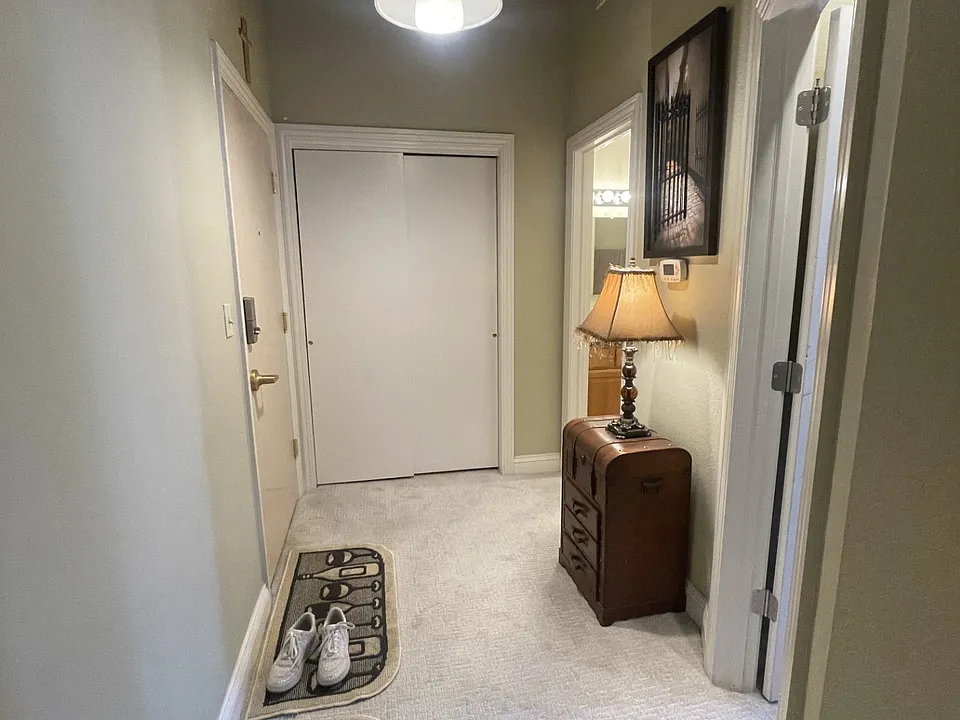 Entrance to the loft/condo