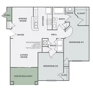 Floor plan B1