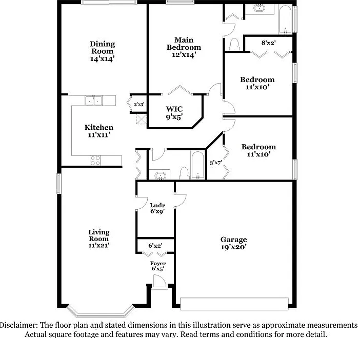 3 bed, 2.0 bath, 1457 sqft, $2,275 — Photo 2