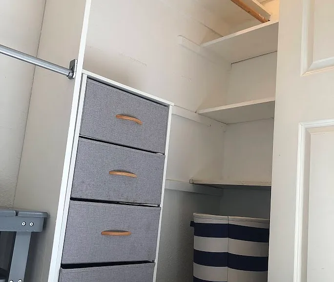 Ensuite closet.