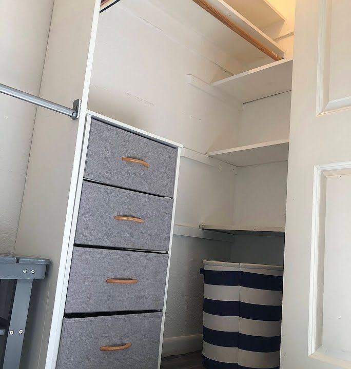 Ensuite closet.