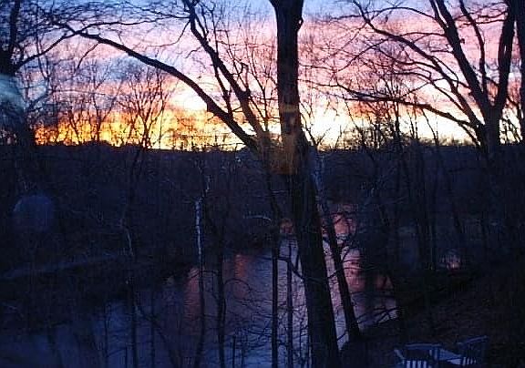 Winter sunset