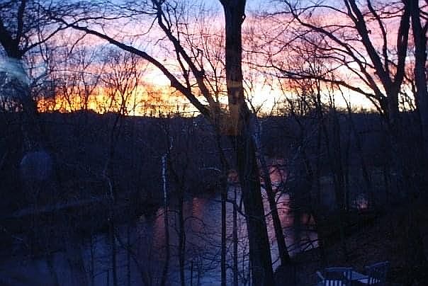 Winter sunset