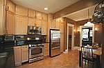 Stunning Kitchen with Maple Cabinets, Stainless Steel GE Profile Appliance