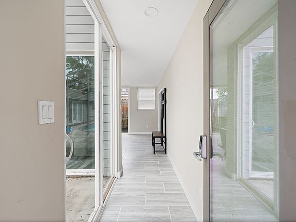 Entrance into apartment lower level