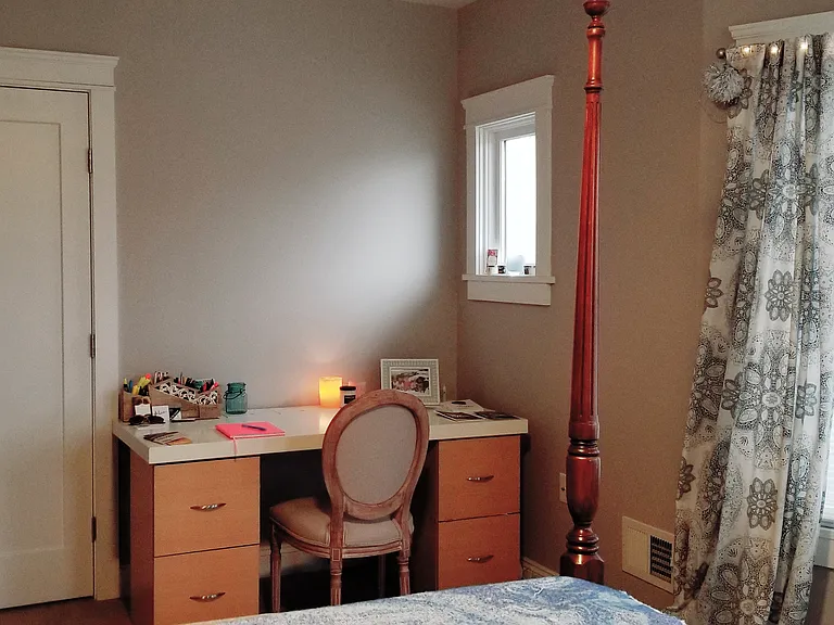 Furnished master bedroom