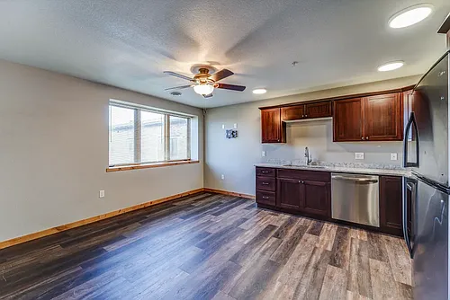 Floor plan Sunset Place 1Bed 1Bath version C