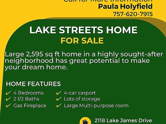 2nd image of 2118 Lake James Dr
