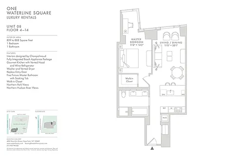 Floor plan Waterline 1: A6