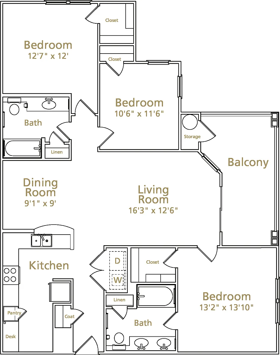 Floor plan York