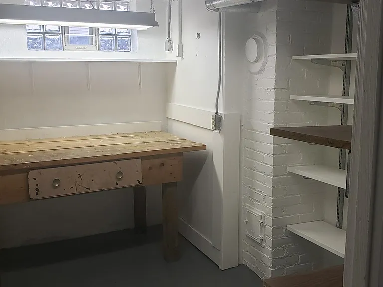 Basement work room