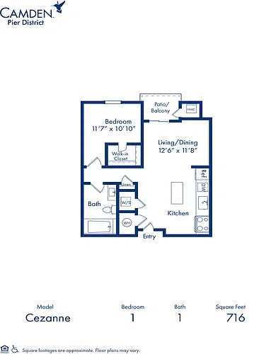 Floor plan Cezanne
