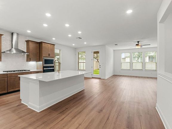 Kitchen Open to Gathering