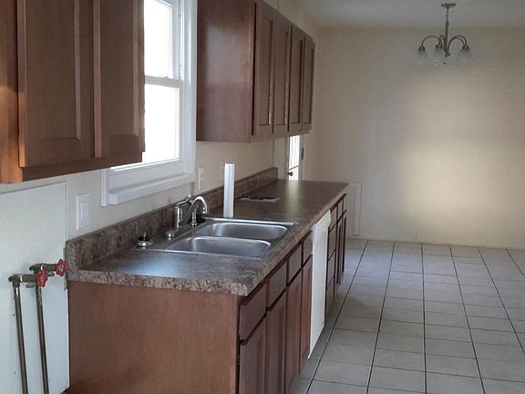 washer dryer hook up off kitchen