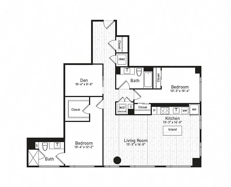 Floor plan B13D - Bolden