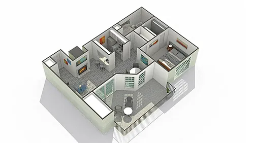 Floor plan Altgeld
