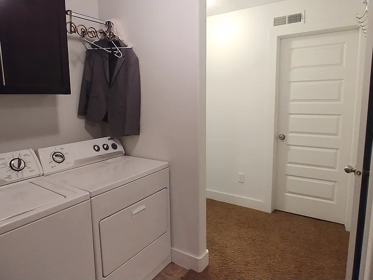 Upstairs Laundry area.