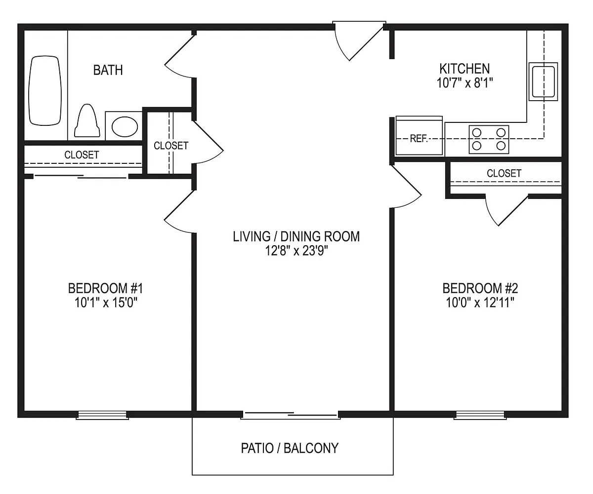 Floor plan The Concord
