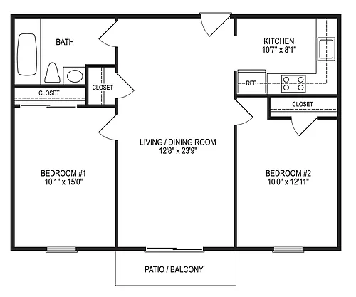 Floor plan The Concord