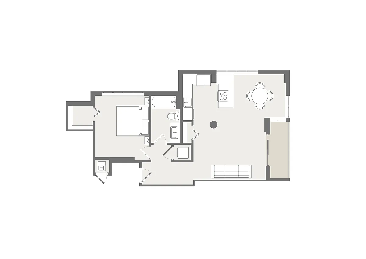 Floor plan A13