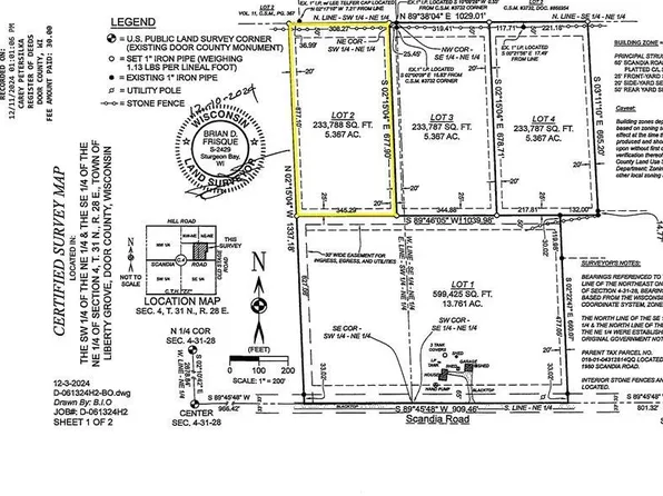 Scandia Rd #2, Sister Bay, WI 54234