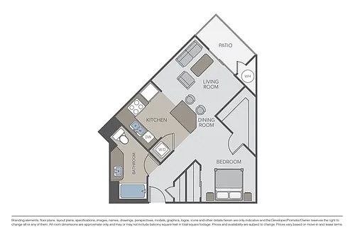 Floor plan Melrose Avenue