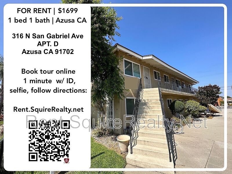 1st image of 316 N San Gabriel Ave APT D