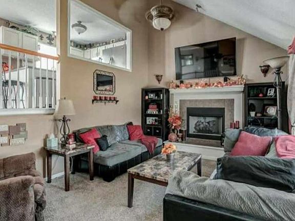 Large Living room with fireplace!