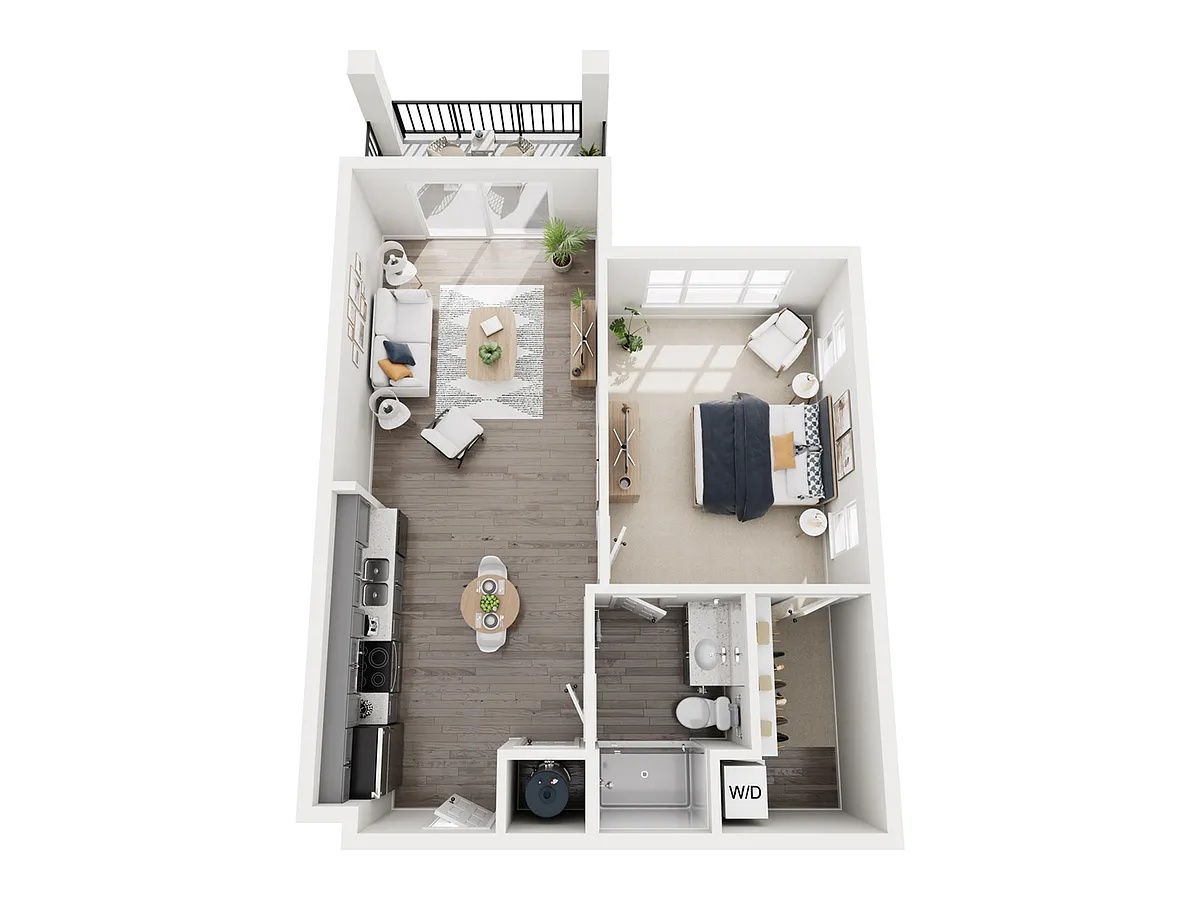 Floor plan 1B4