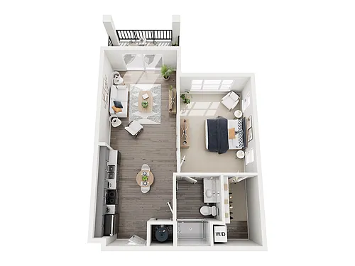 Floor plan 1B4
