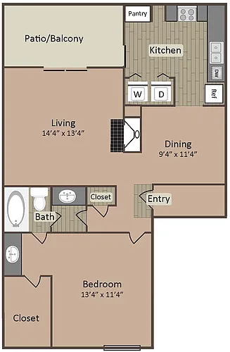 Floor plan Ruby Hill