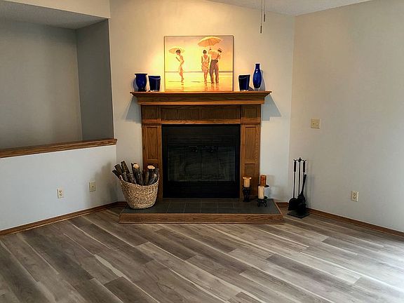 Wood burning fireplace 