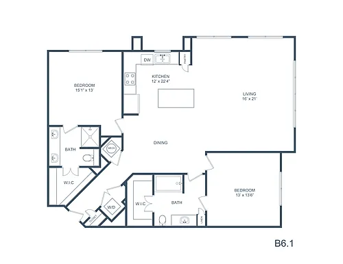 Floor plan B61