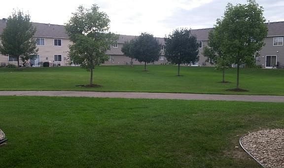 Walk out to the courtyard in back, which is great for entertaining!