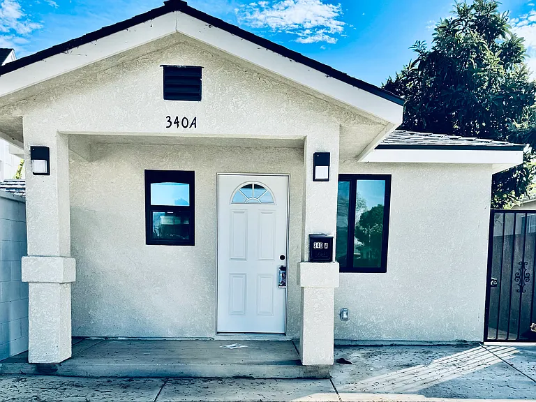Frontal view of home/entrance