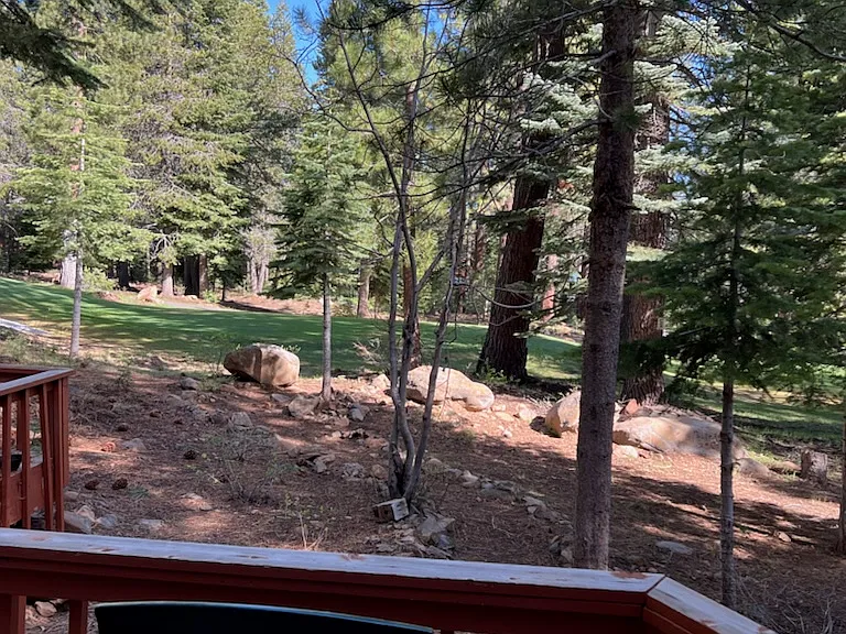 Golf course from the deck