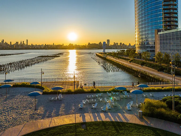 Visit your very own private beach overlooking NYC
